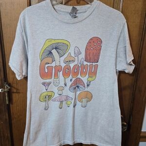 Groovy Kids Graphic T-Shirt - Cream